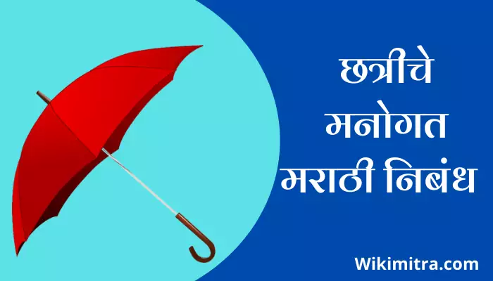 essay on umbrella in marathi